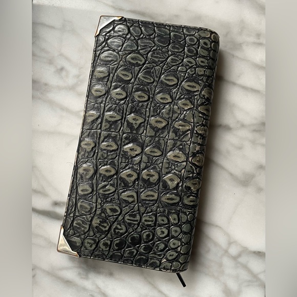 Alexander Wang Prisma Python Zip Wallet - Picture 1 of 8